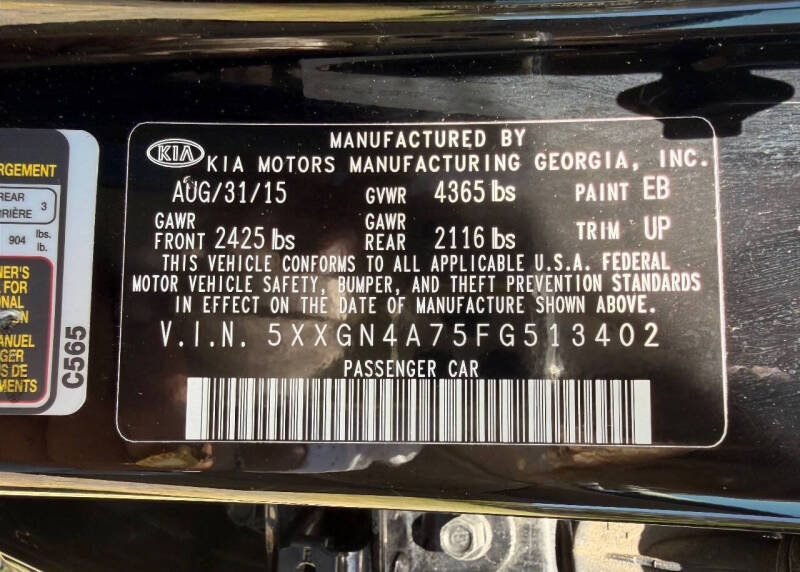 2015 Kia Optima EX