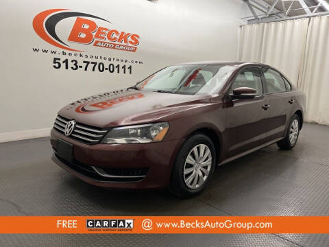 2014 Volkswagen Passat for sale at Becks Auto Group in Mason OH