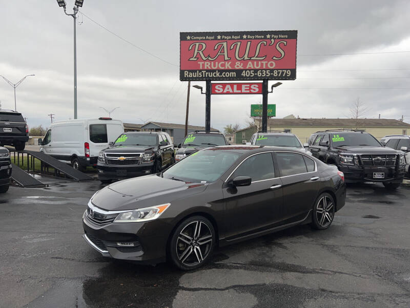 2016 Honda Accord for sale at RAUL'S TRUCK & AUTO SALES, INC in Oklahoma City OK