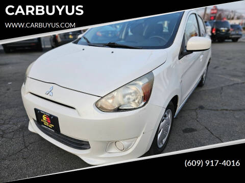 2015 Mitsubishi Mirage for sale at CARBUYUS in Ewing NJ