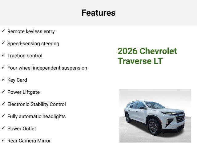 2026 Chevrolet Traverse LT