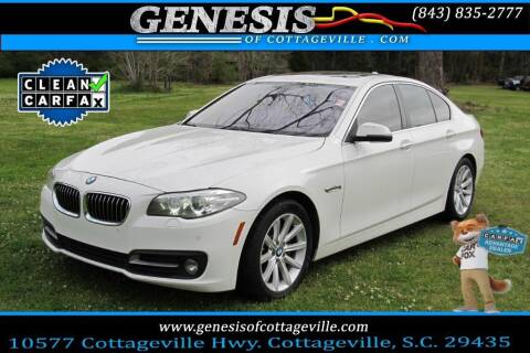 2015 BMW 5 Series for sale at Genesis Of Cottageville in Cottageville SC