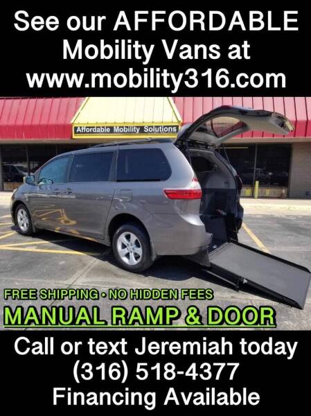 2017 Toyota Sienna for sale at Affordable Mobility Solutions, LLC - Mobility/Wheelchair Accessible Inventory-Wichita in Wichita KS