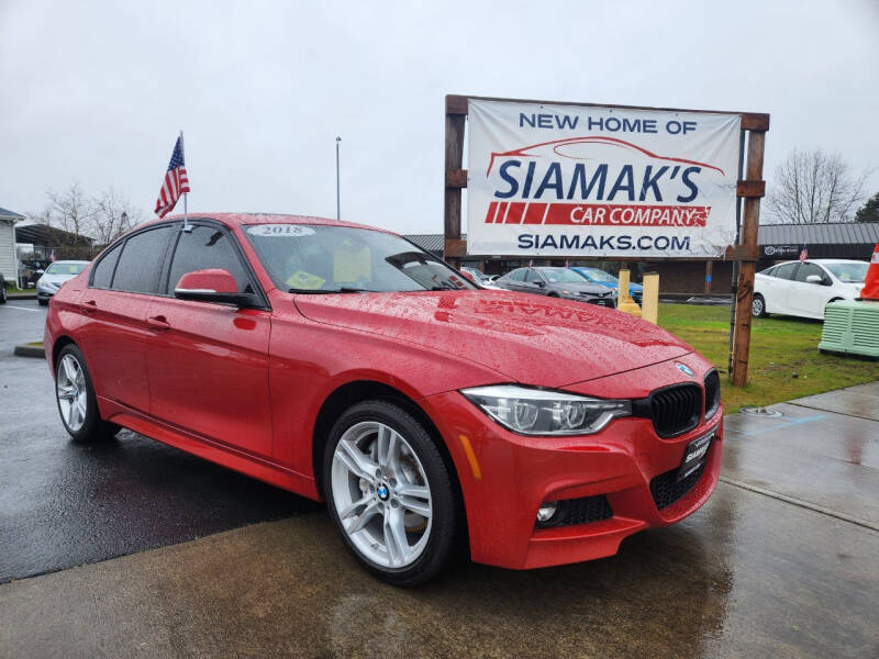 2018 BMW 3 Series for sale at Siamak's Car Company llc in Woodburn OR