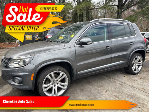 2016 Volkswagen Tiguan for sale at Cherokee Auto Sales in Acworth GA