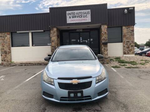 2012 Chevrolet Cruze for sale at United Auto Sales and Service in Louisville KY