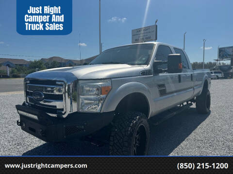 2016 Ford F-250 Super Duty for sale at Just Right Camper And Truck Sales in Panama City FL