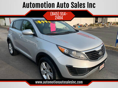 2013 Kia Sportage for sale at Automotion Auto Sales Inc in Kingston NY