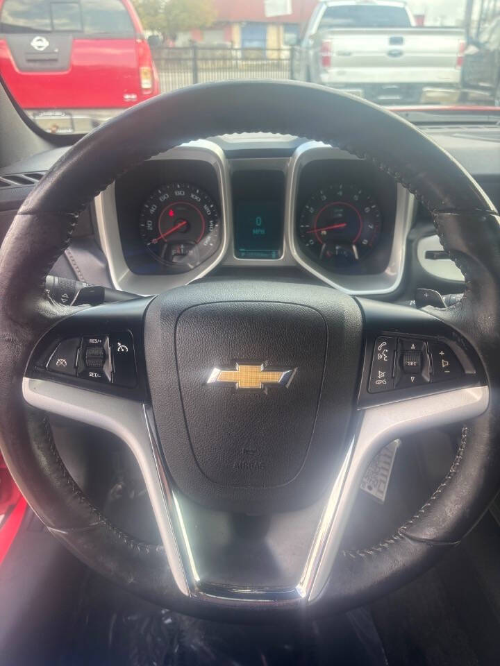 2013 Chevrolet Camaro for sale at ERNESTO'S AUTO SALES,INC in San Antonio, TX