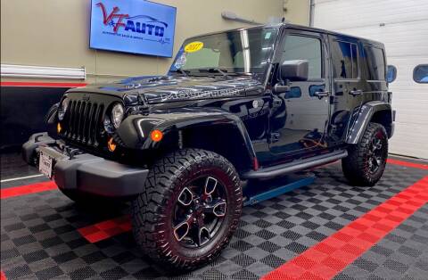 2017 Jeep Wrangler Unlimited for sale at V & F Auto Sales in Agawam MA