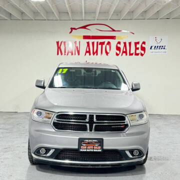 2017 Dodge Durango for sale at Kian Auto Sales in Sacramento CA