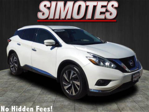 2015 Nissan Murano for sale at SIMOTES MOTORS in Minooka IL