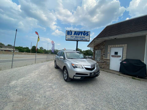2011 Acura MDX for sale at 83 Autos in York PA