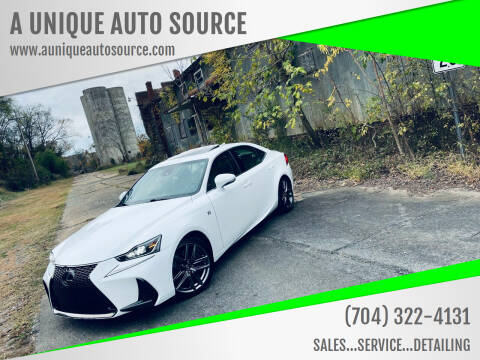 2018 Lexus IS 300 for sale at A UNIQUE AUTO SOURCE in Albemarle NC