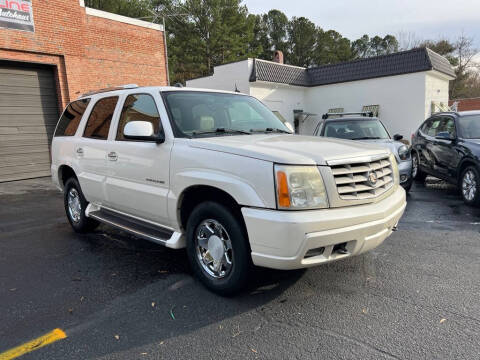 2004 Cadillac Escalade for sale at Adrenaline Autohaus in Sanford NC