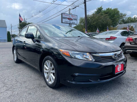 2012 Honda Civic for sale at PARKWAY MOTORS 399 LLC in Fords NJ
