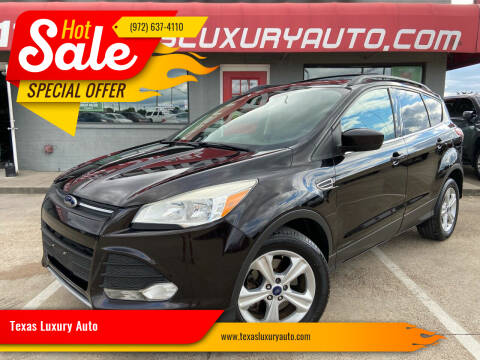 2013 Ford Escape for sale at Texas Luxury Auto in Cedar Hill TX