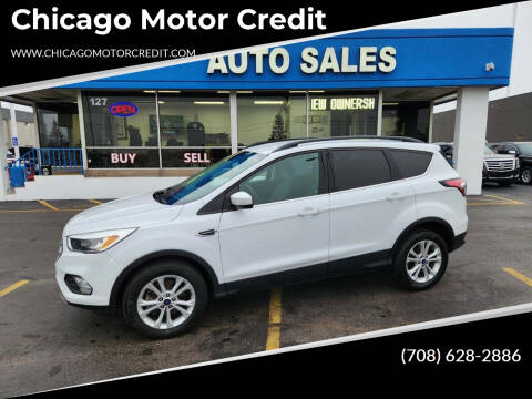 2018 Ford Escape for sale at Chicago Motor Credit in South Holland IL