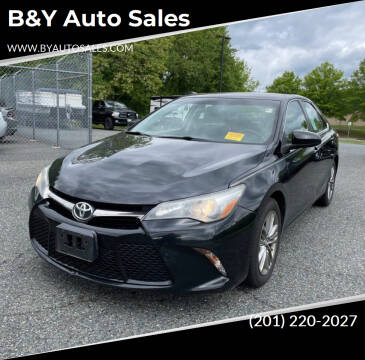 2016 Toyota Camry for sale at B&Y Auto Sales in Hasbrouck Heights NJ