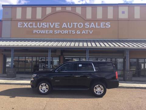 2015 Chevrolet Tahoe for sale at Exclusive Auto Sales LLC in Robinsonville MS