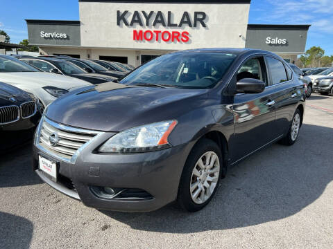 2013 Nissan Sentra for sale at KAYALAR MOTORS in Houston TX