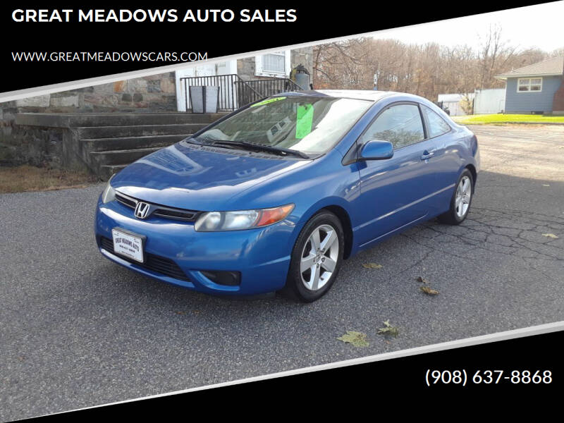 2008 Honda Civic for sale at GREAT MEADOWS AUTO SALES in Great Meadows NJ