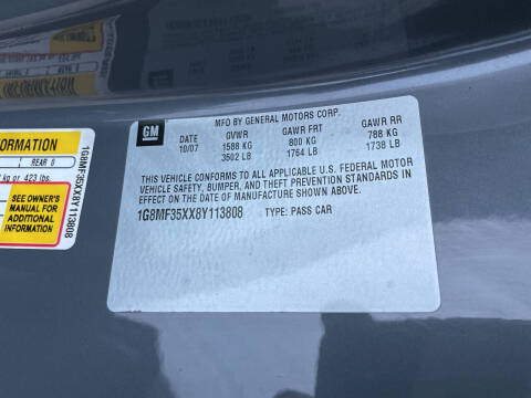 2008 Saturn SKY Red Line