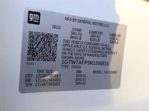 2024 GMC Savana 2500