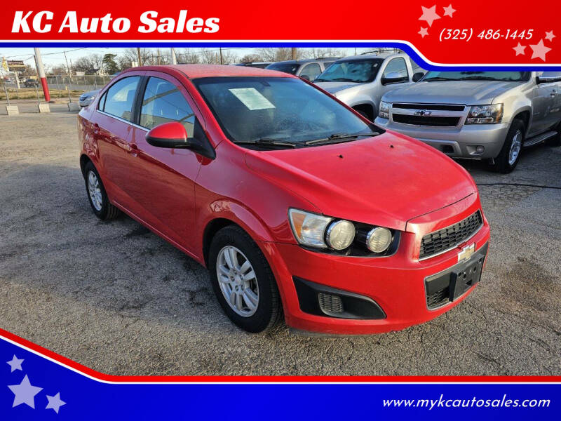 2015 Chevrolet Sonic for sale at KC Auto Sales in San Angelo TX