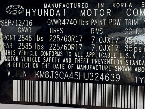 2017 Hyundai Tucson SE