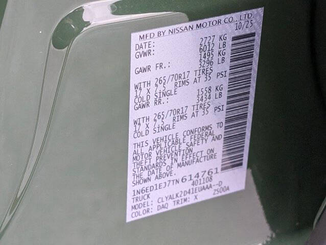 2026 Nissan Frontier PRO-X