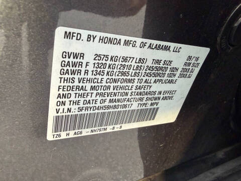 2017 Acura MDX SH-AWD w/Tech