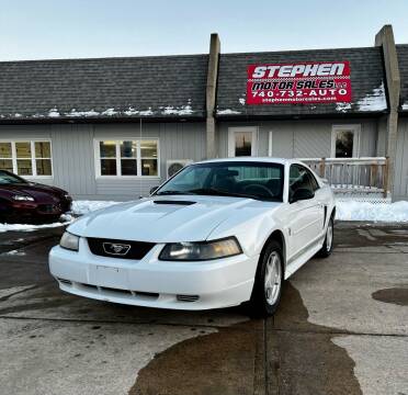 2002 Ford Mustang for sale at Stephen Motor Sales LLC in Caldwell OH