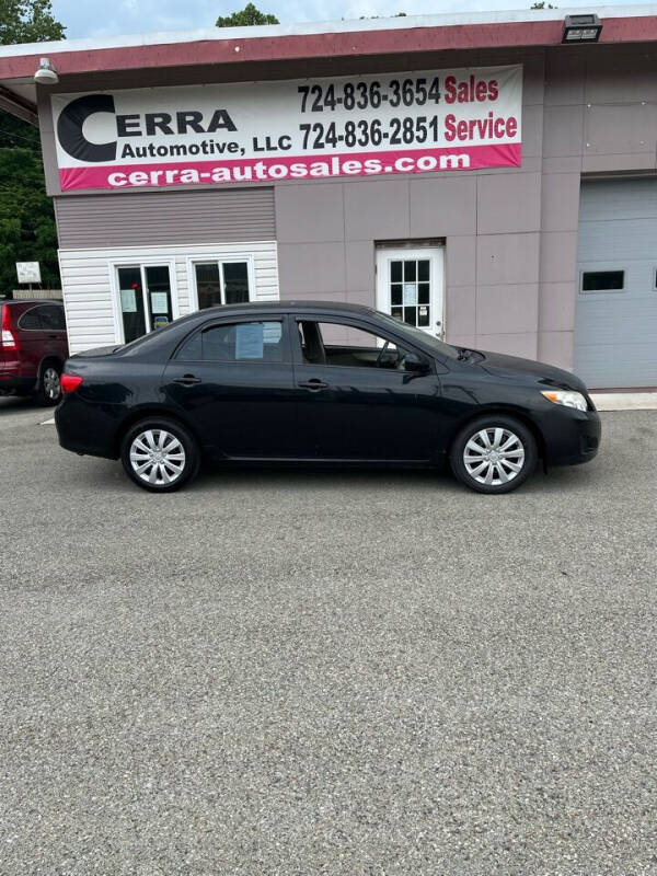 2010 Toyota Corolla for sale at Cerra Automotive LLC in Greensburg PA