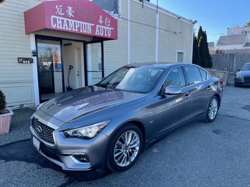 2018 Infiniti Q50 for sale at Champion Auto LLC in Quincy MA