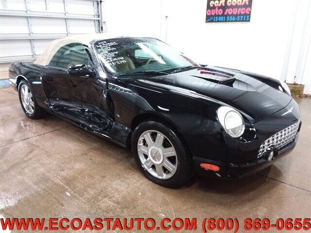 Black 2004 Ford Thunderbird Deluxe Convertible Deluxe 2dr Convertible 1