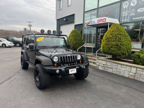 2012 Jeep Wrangler Unlimited for sale at Advance Auto Center in Rockland MA