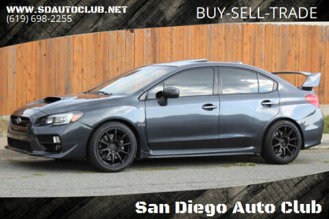 2017 Subaru WRX for sale at San Diego Auto Club in Spring Valley CA