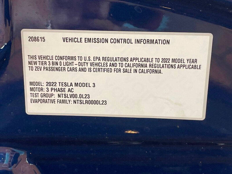 2022 Tesla Model 3 Long Range