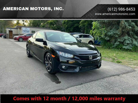2017 Honda Civic for sale at AMERICAN MOTORS, INC. in Farmington MN