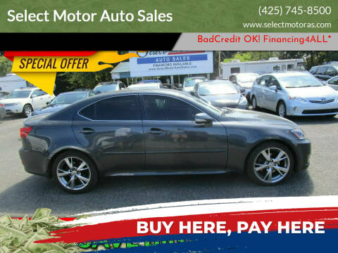 2009 Lexus IS 250 for sale at Select Motor Auto Sales in Lynnwood WA