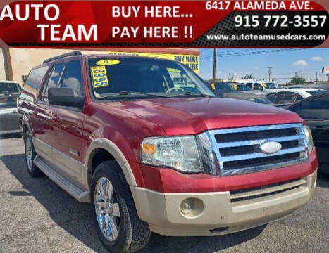 2007 Ford Expedition EL for sale at AUTO TEAM in El Paso TX