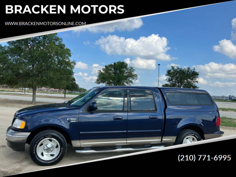 2003 Ford F-150 for sale at BRACKEN MOTORS in San Antonio TX