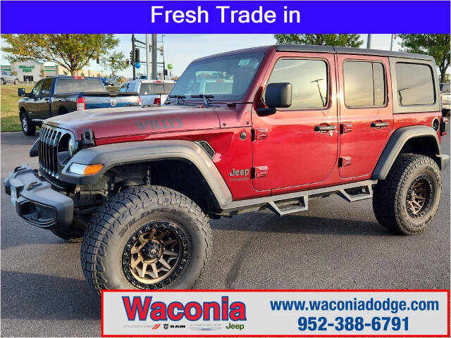 2021 Jeep Wrangler Unlimited for sale at Victoria Auto Sales in Victoria, MN