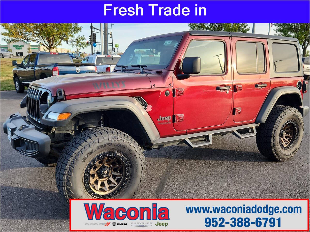 2021 Jeep Wrangler Unlimited for sale at Victoria Auto Sales in Victoria, MN