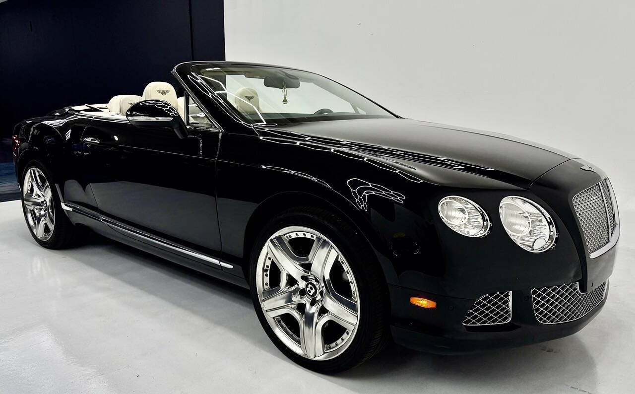 2012 Bentley Continental GT AWD 2dr Convertible - Beluga Solid exterior view 3