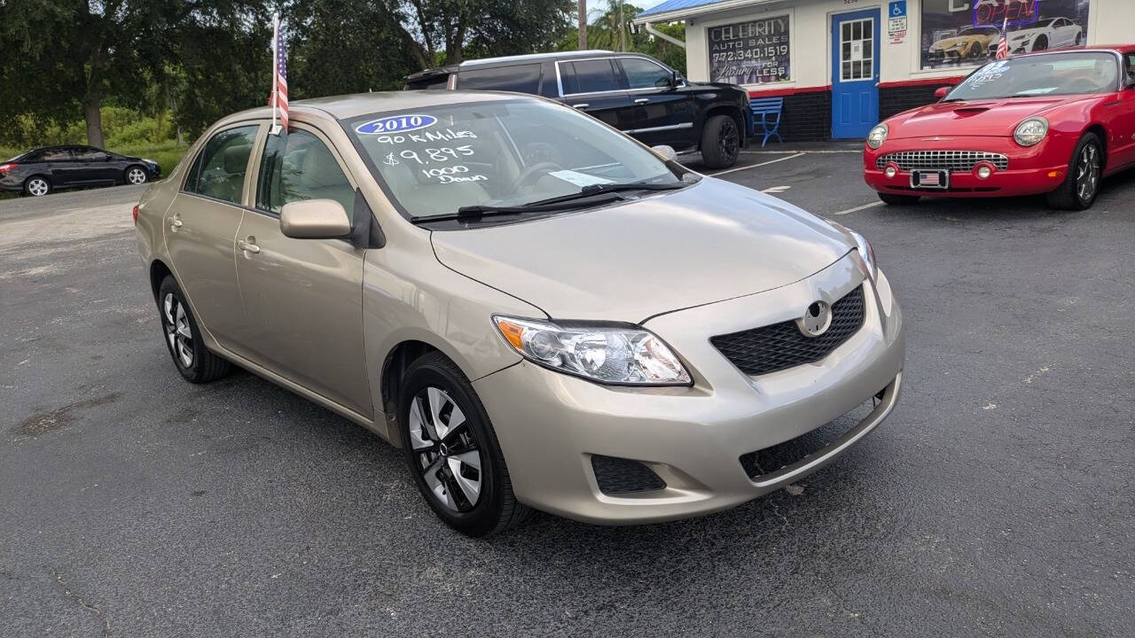 2010 Toyota Corolla for sale at Celebrity Auto Sales in Fort Pierce, FL