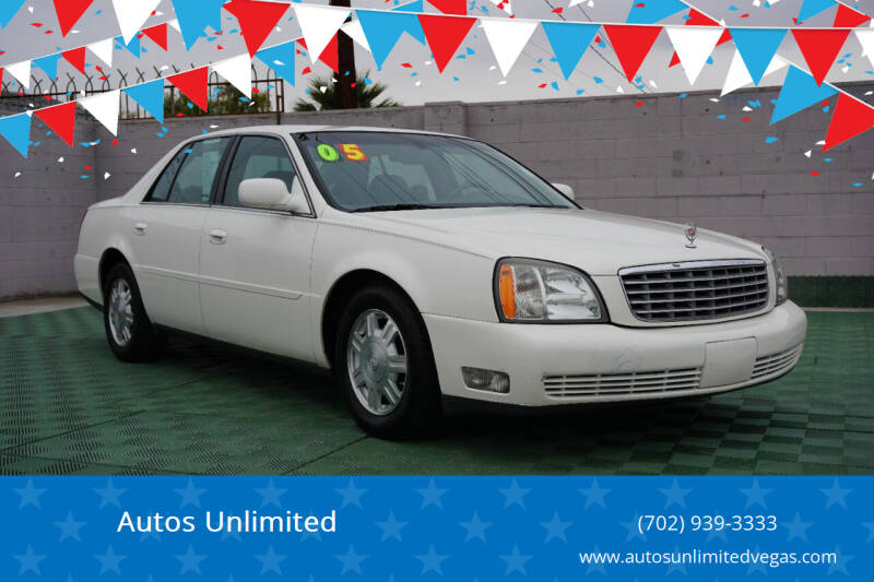 2005 Cadillac DeVille for sale at Autos Unlimited in Las Vegas NV