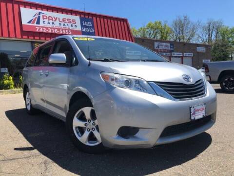2012 Toyota Sienna for sale at PAYLESS CAR SALES of South Amboy in South Amboy NJ