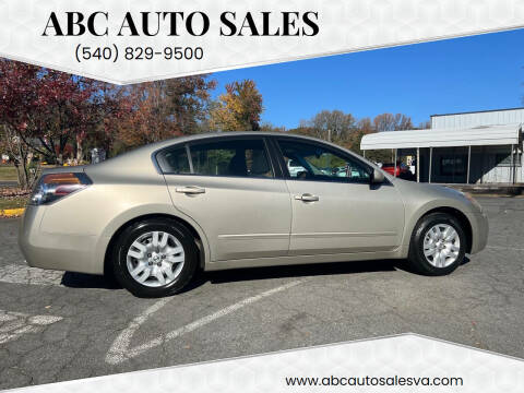 2009 Nissan Altima for sale at ABC Auto Sales in Culpeper VA